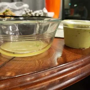 This is what we emptied from the container