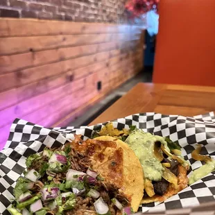Michi Taco and Queso Birria Taco