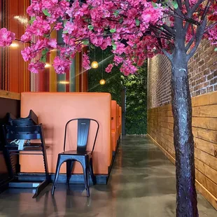 Bathroom at the end of the hall. Beautiful colors and textures