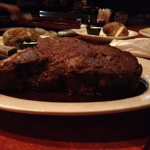 Prime rib extra thick.