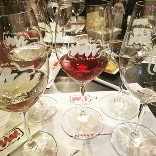 The wines that I was trying.