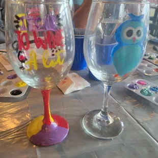 Wine Glass Painting Event