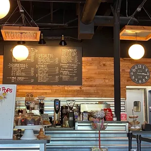 a view of the counter