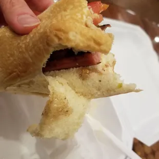 Bun..  seems like it&apos;s from a pack of 99cent bag of buns
