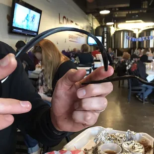 a man using a cell phone