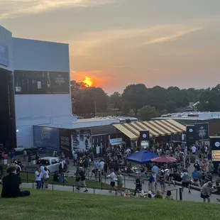 a crowd of people at a festival