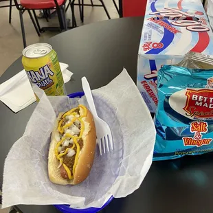 Detroit coney combo