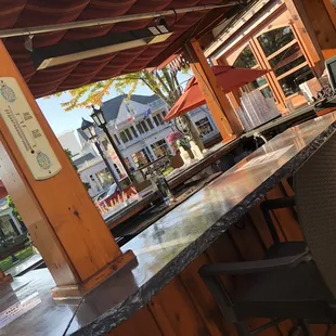Outdoor bar