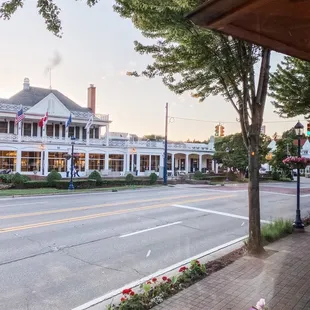 Window view from our table