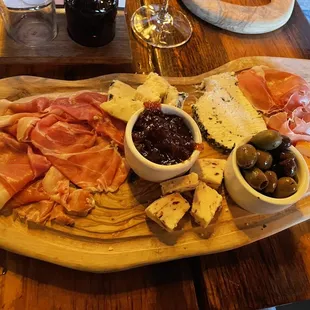 Made my own Charcuterie board. Fabulous!