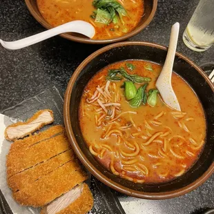 Spicy miso katsu ramen