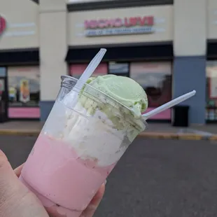 My three choices top to bottom in order. Pistachio,  coconut, Pinon - pine nut,