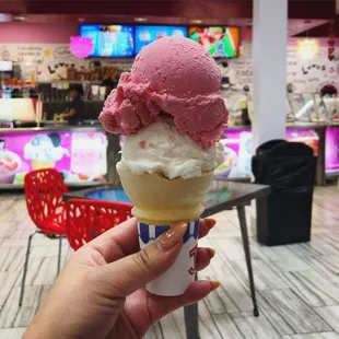 Strawberry + coconut