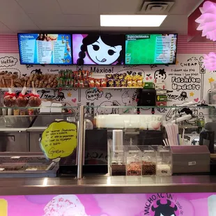 Fun display of the front register.