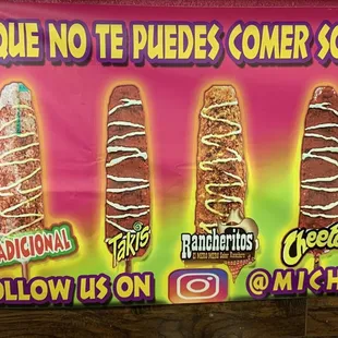 a sign for the store