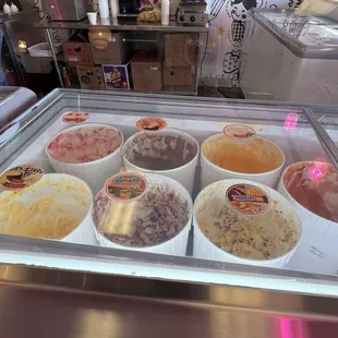 Ice cream flavors