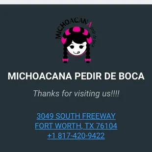 Business address