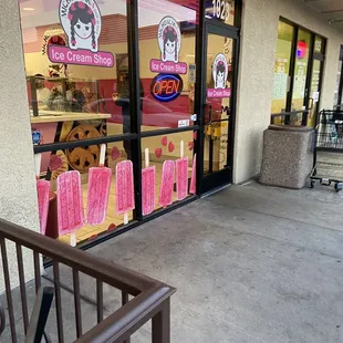Outside