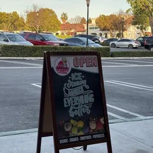 outside