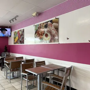the interior of a restaurant