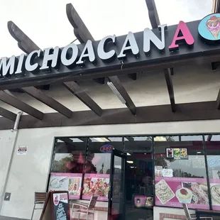the front of a restaurant