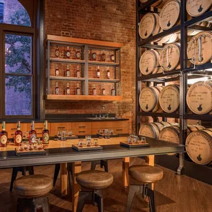 The Tasting Room at Michter's Fort Nelson Distillery.