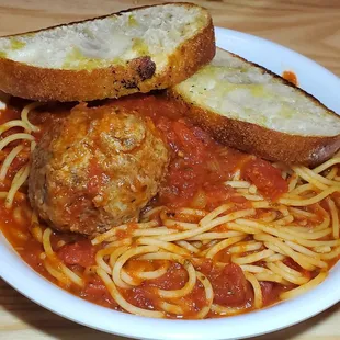 Spaghetti with Meatball.