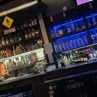 the bar