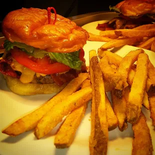 The basic Cheddar Bacon Burger