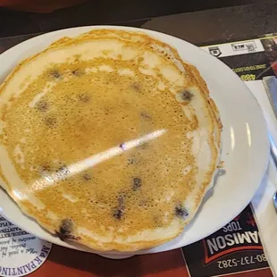 Humongous Blueberry pancakes!