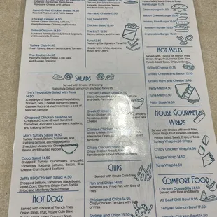 Delicious Tasty Lunch menu