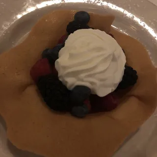 Fresh Berries with Whipped Cream