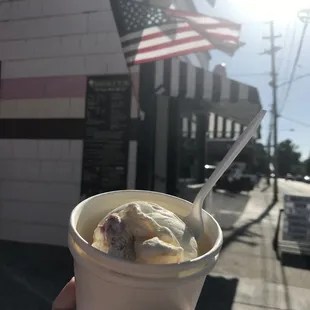 Non-dairy, strawberry banana!