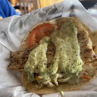 Fish Taco Plate