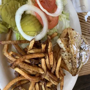Grilled Fish Sandwich