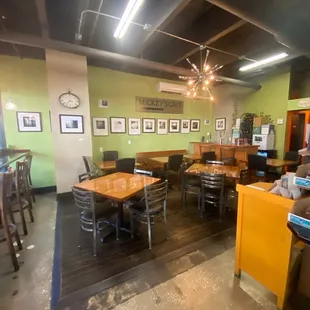 Indoor seating area