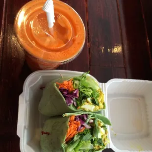Curried Egg Salad Wrap