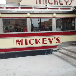 Left side of building