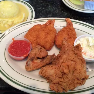 Chix &amp; shrimp combo