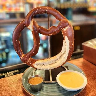 Pretzel. Beer Sauce was phenomenal!