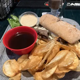 French Dip w/chips and house dip