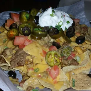 Nachos here are awesome!