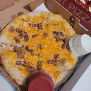 Small cheeseburger bread