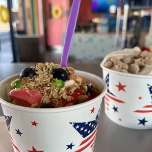 Fourth of July cups
