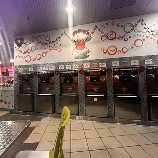 the entrance to the restaurant