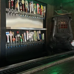 A nice selection of tap beer