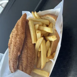 Daily catfish special! Piping hot!! Extremely delicious!