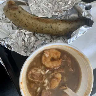 Pint Gumbo and Boudin