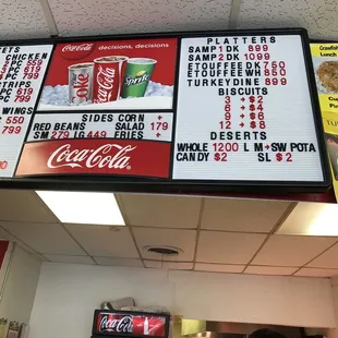 Menu October 2018