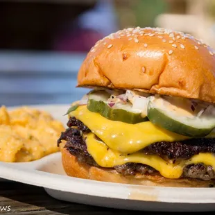 Smashburger and Jalapenño Cheese Grits
